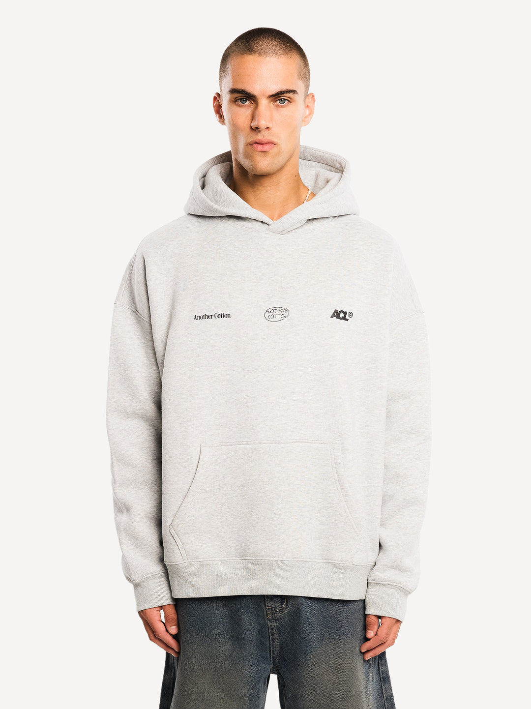 Late Night Talks Hoodie — Heather Grey