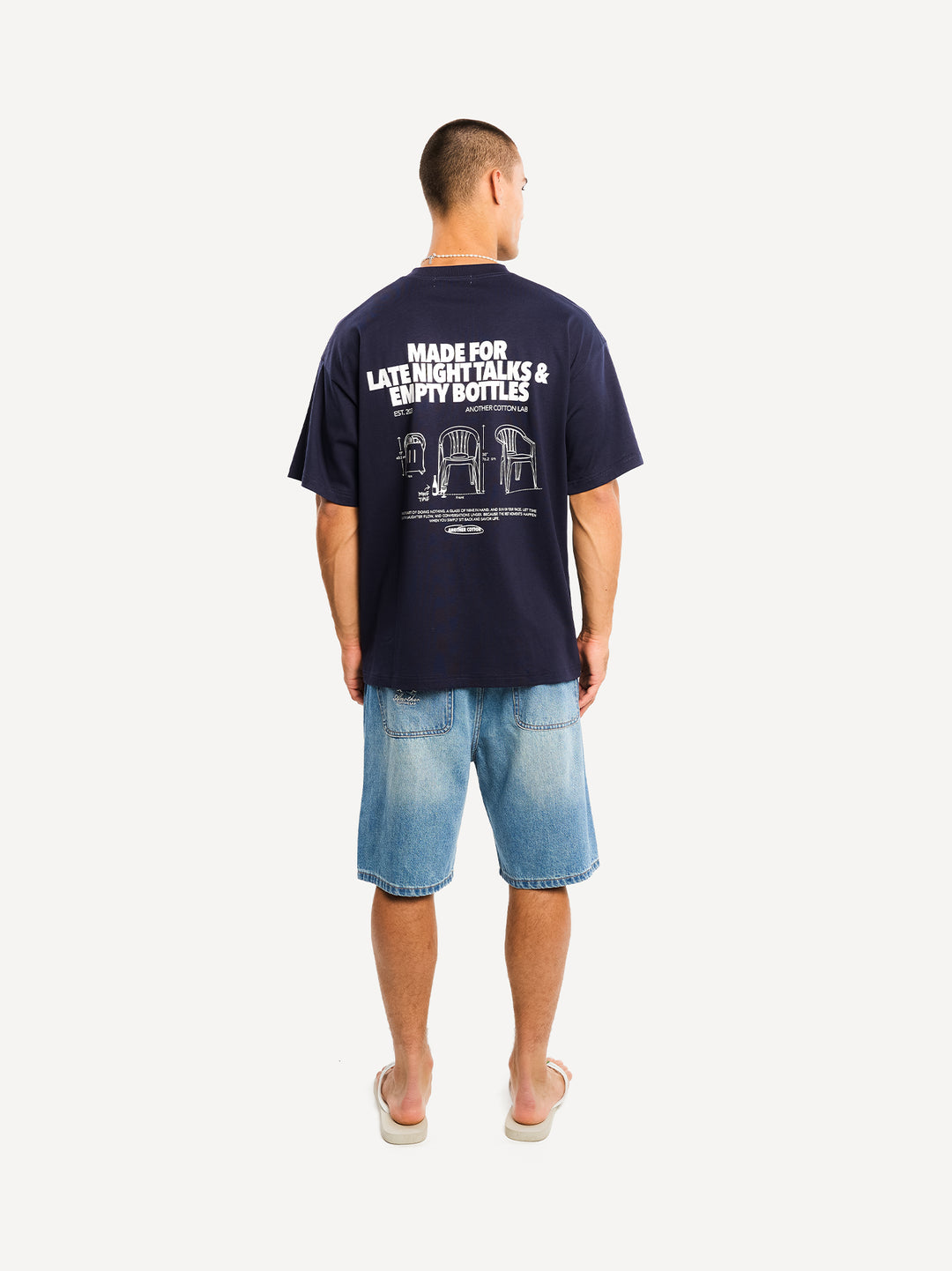 Late Night Talks T-Shirt — Navy Blue
