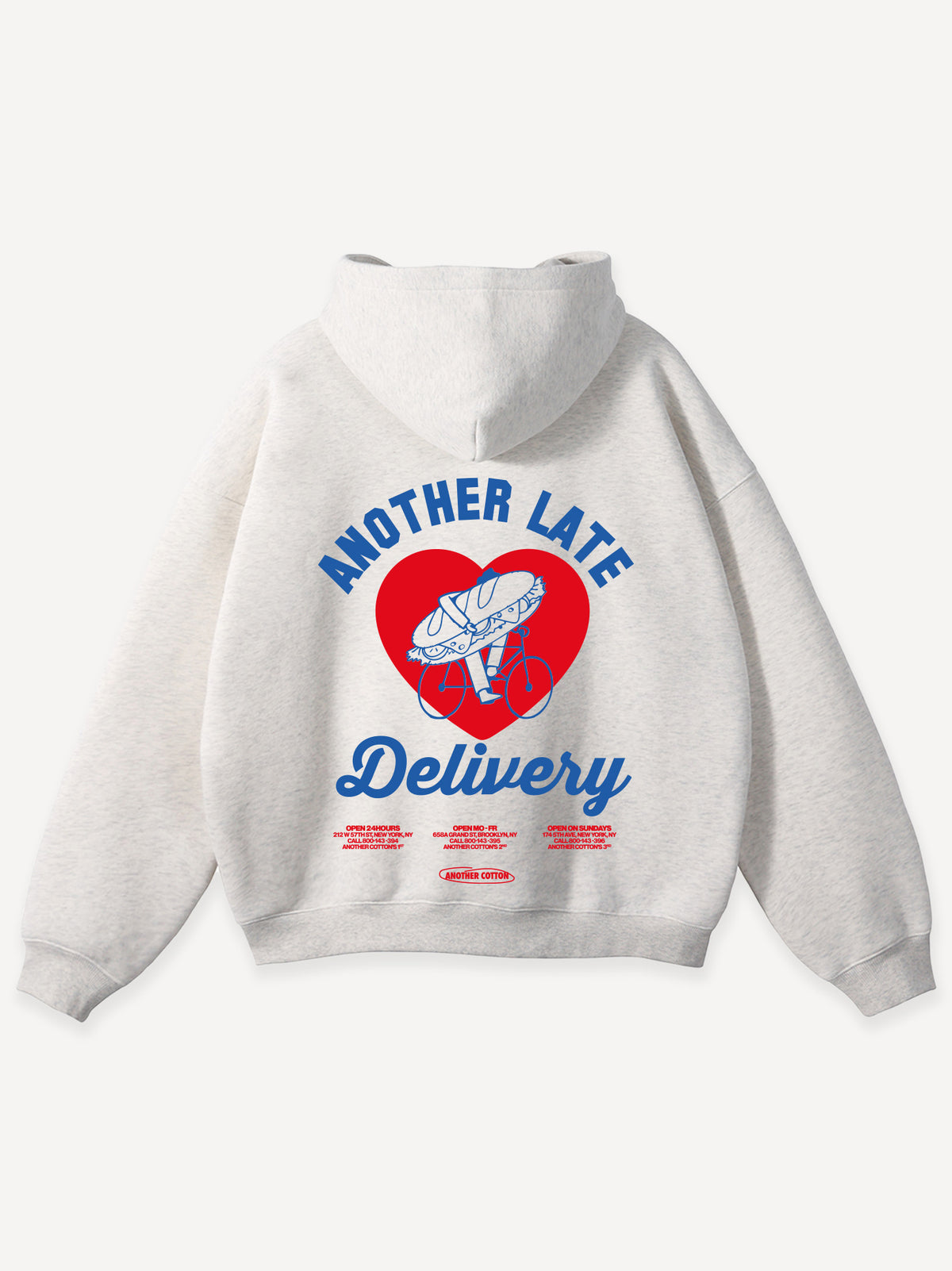 Another Late Delivery Hoodie – Ash Grey