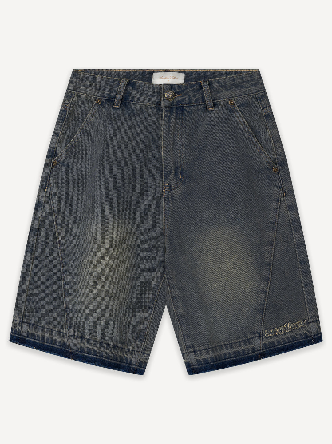 Destroyed Baggy Denim Shorts