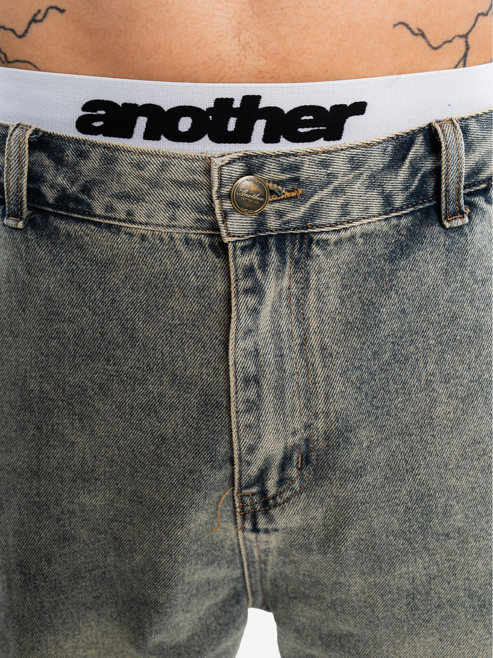 Destroyed Baggy Denim Shorts