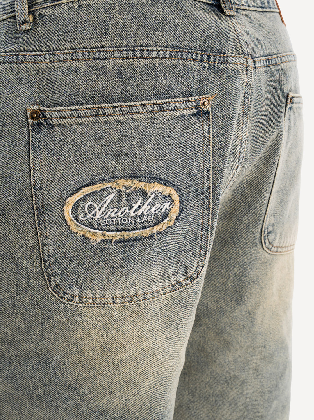Destroyed Baggy Denim Shorts