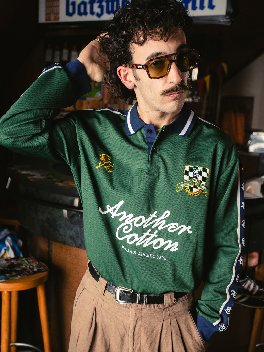 Another Cotton Longsleeve Soccer Jersey - Main Image