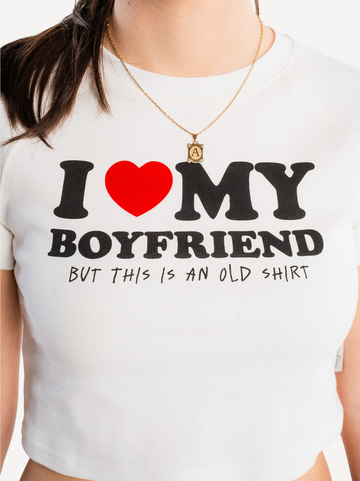 Love my Boyfriend Crop Top