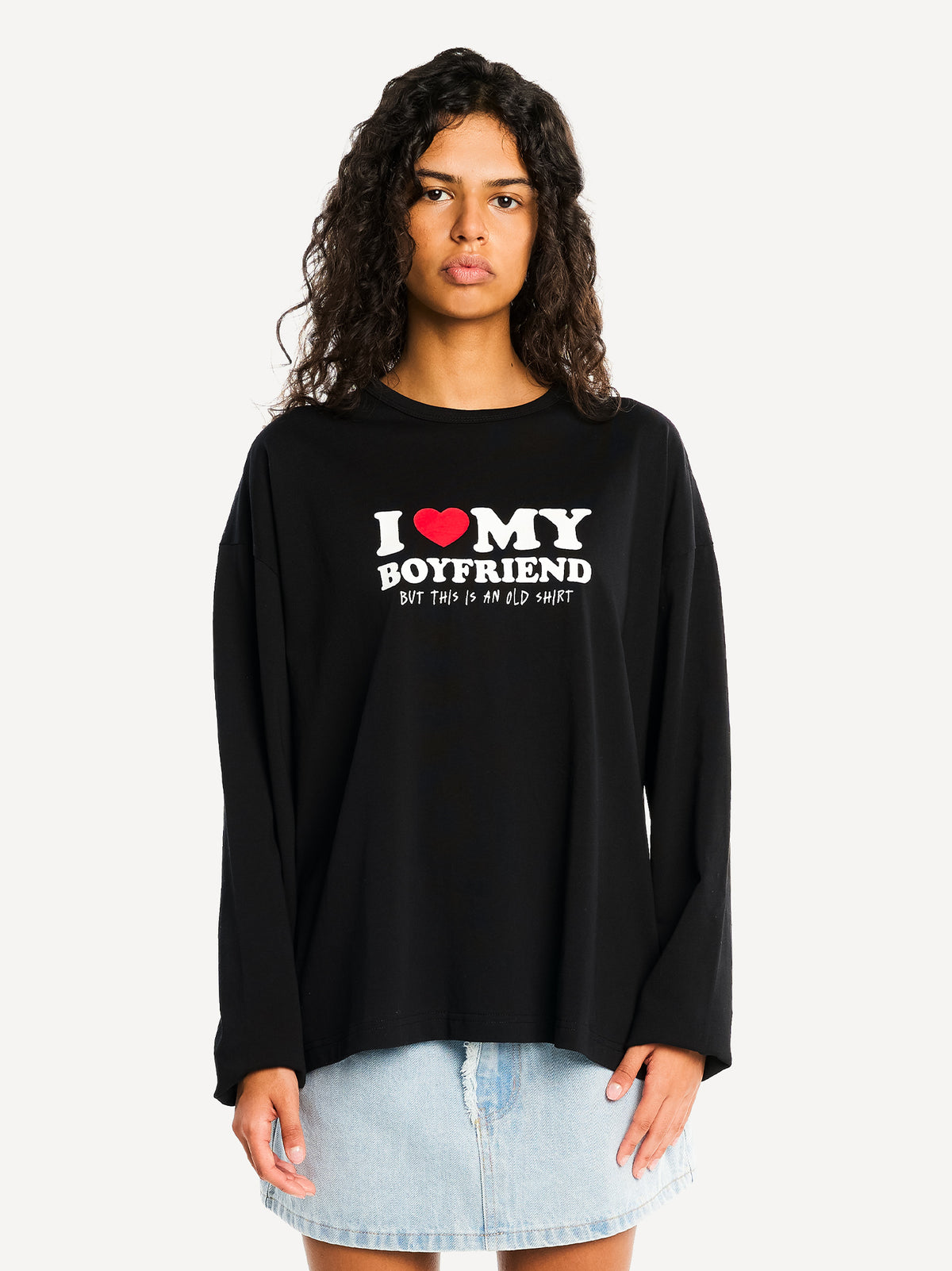 Love my Boyfriend Longsleeve – Black