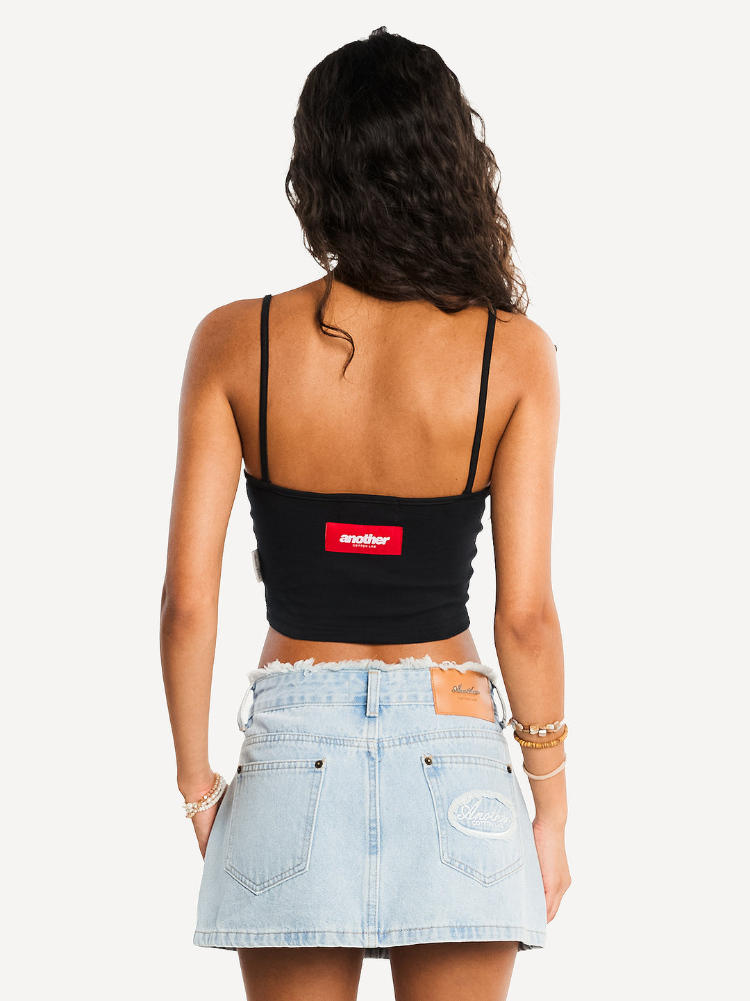 Love my Boyfriend Spaghetti Top — Black
