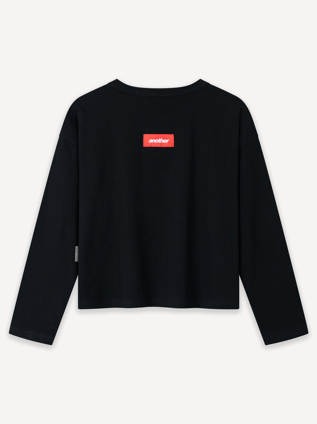 Love My Girlfriend Cropped Longsleeve — Black