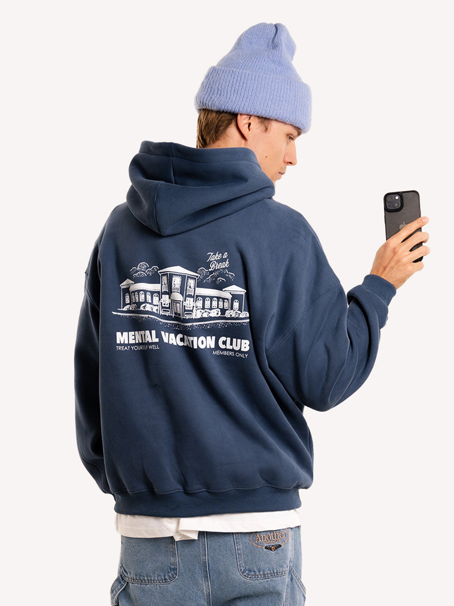 Mental Vacation Club Oversized Hoodie – AnotherCottonLab