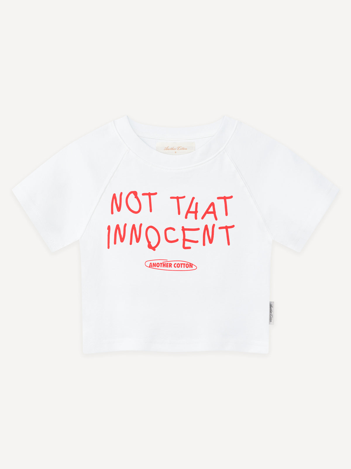 Not Innocent Crop Top – White