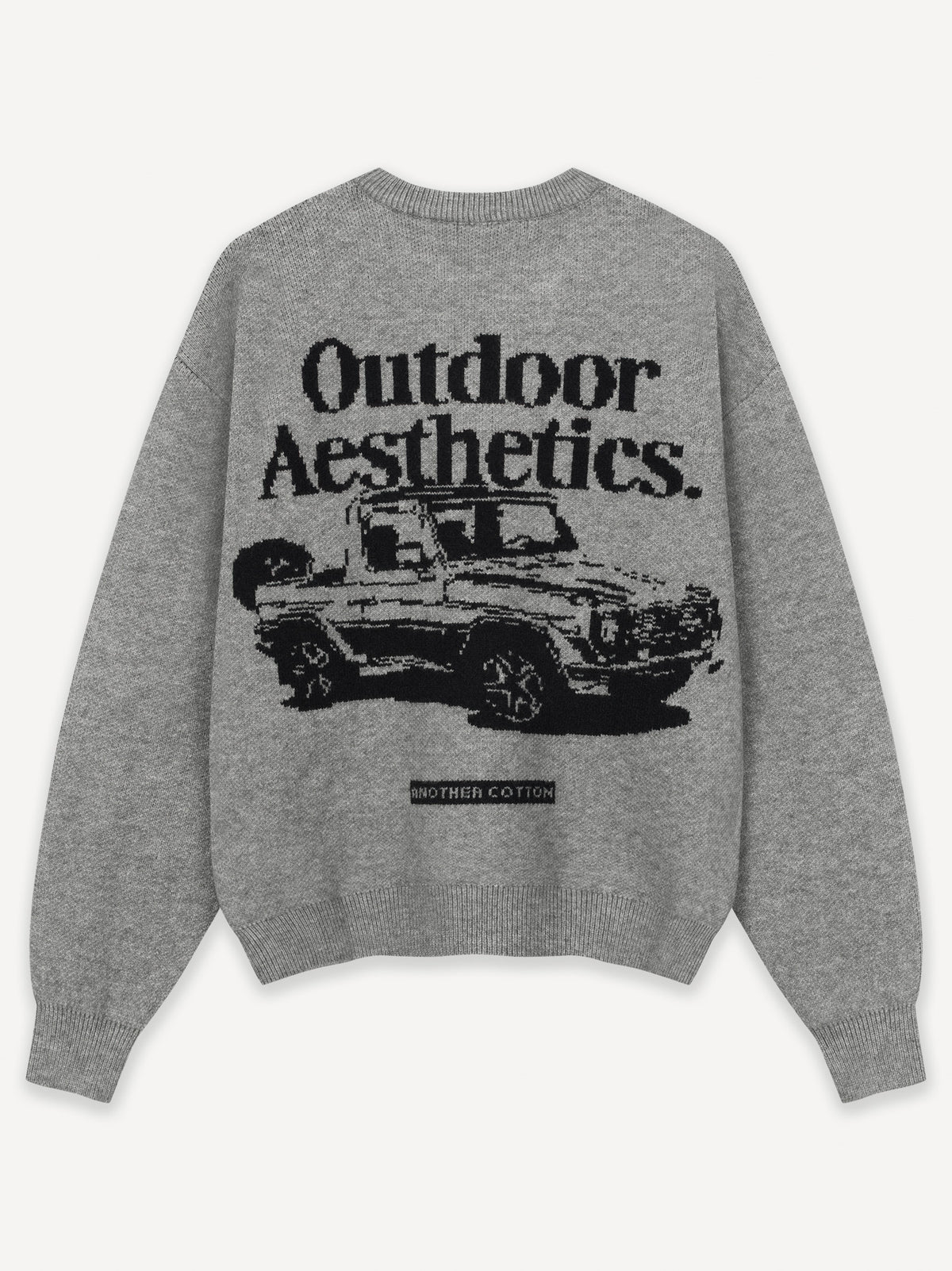 Outdoor Aesthetics Knit Sweater – Grey
