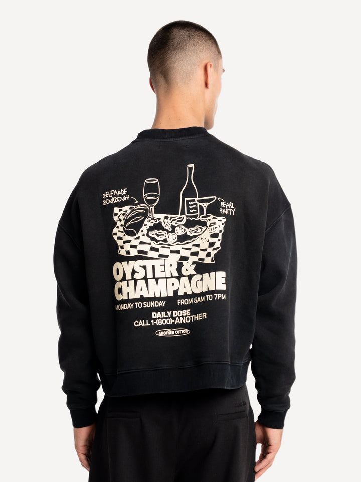 Oyster & Champagne Oversized Sweatshirt