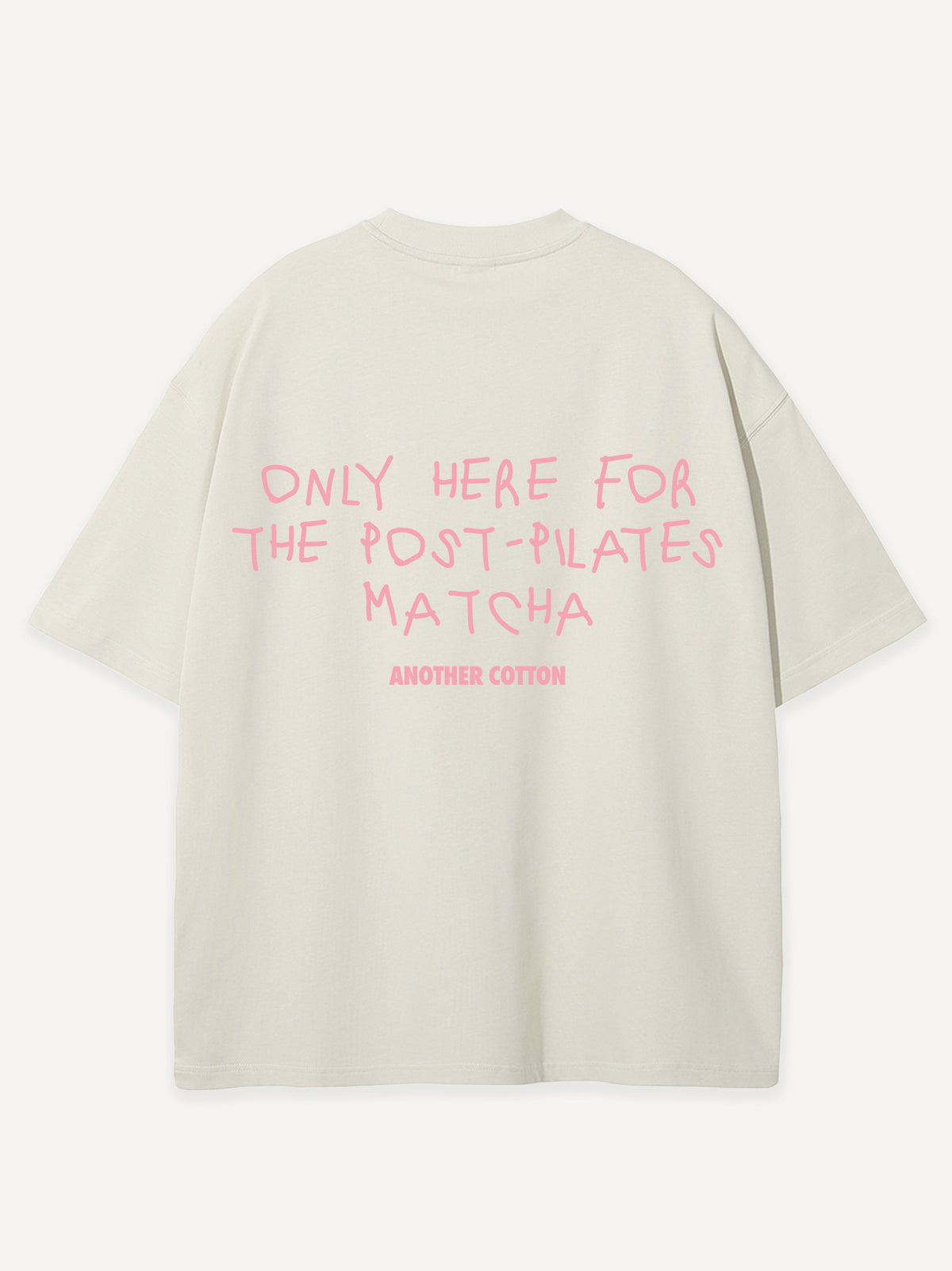 Post Pilates Oversized T-Shirt – Off White