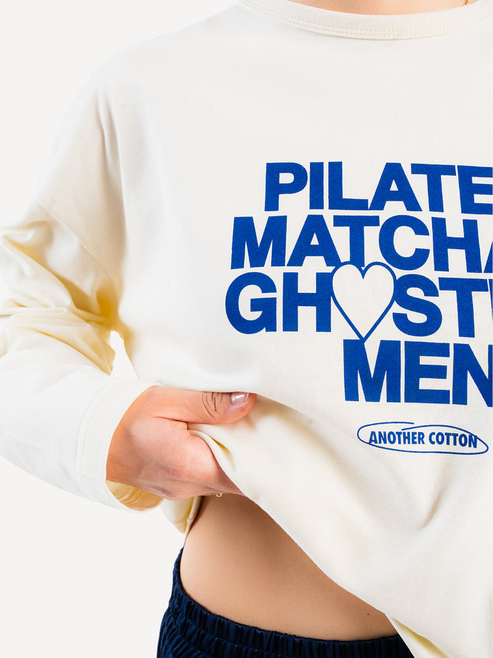 Pilates & Gh*sting Longsleeve — Off White