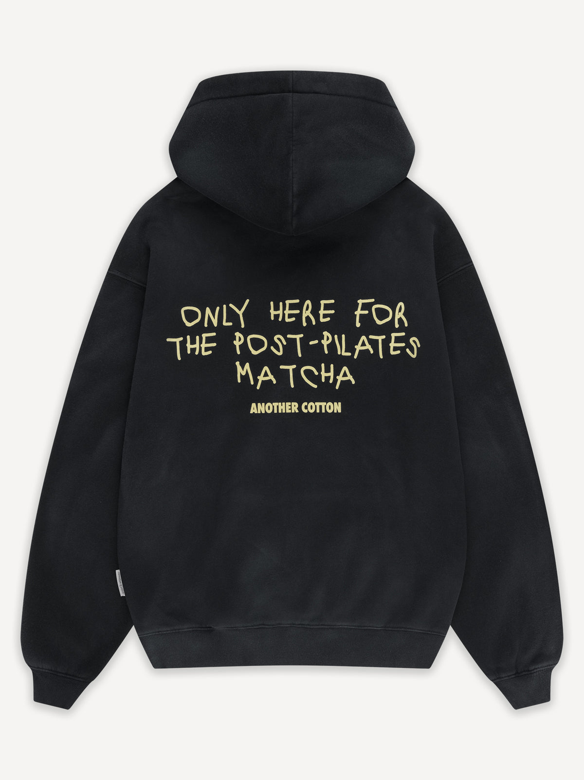 Post Pilates Washed Hoodie – Washed Black