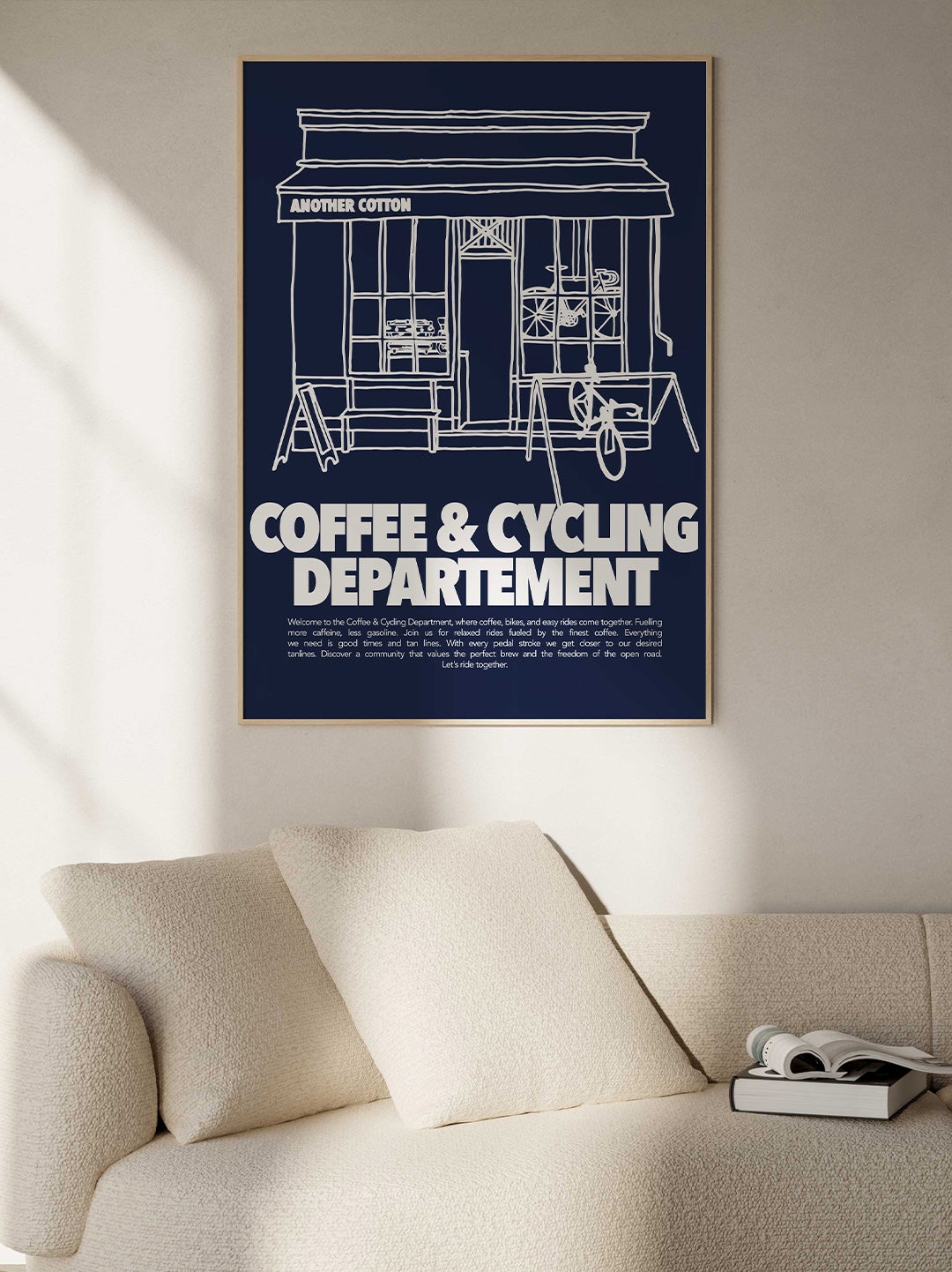 Coffee & Cycling Dept. Poster