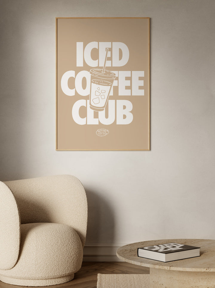 Iced Coffee Club Poster