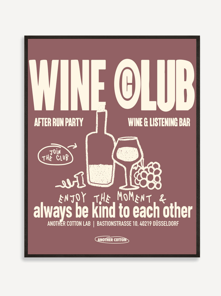 Wine Club Poster