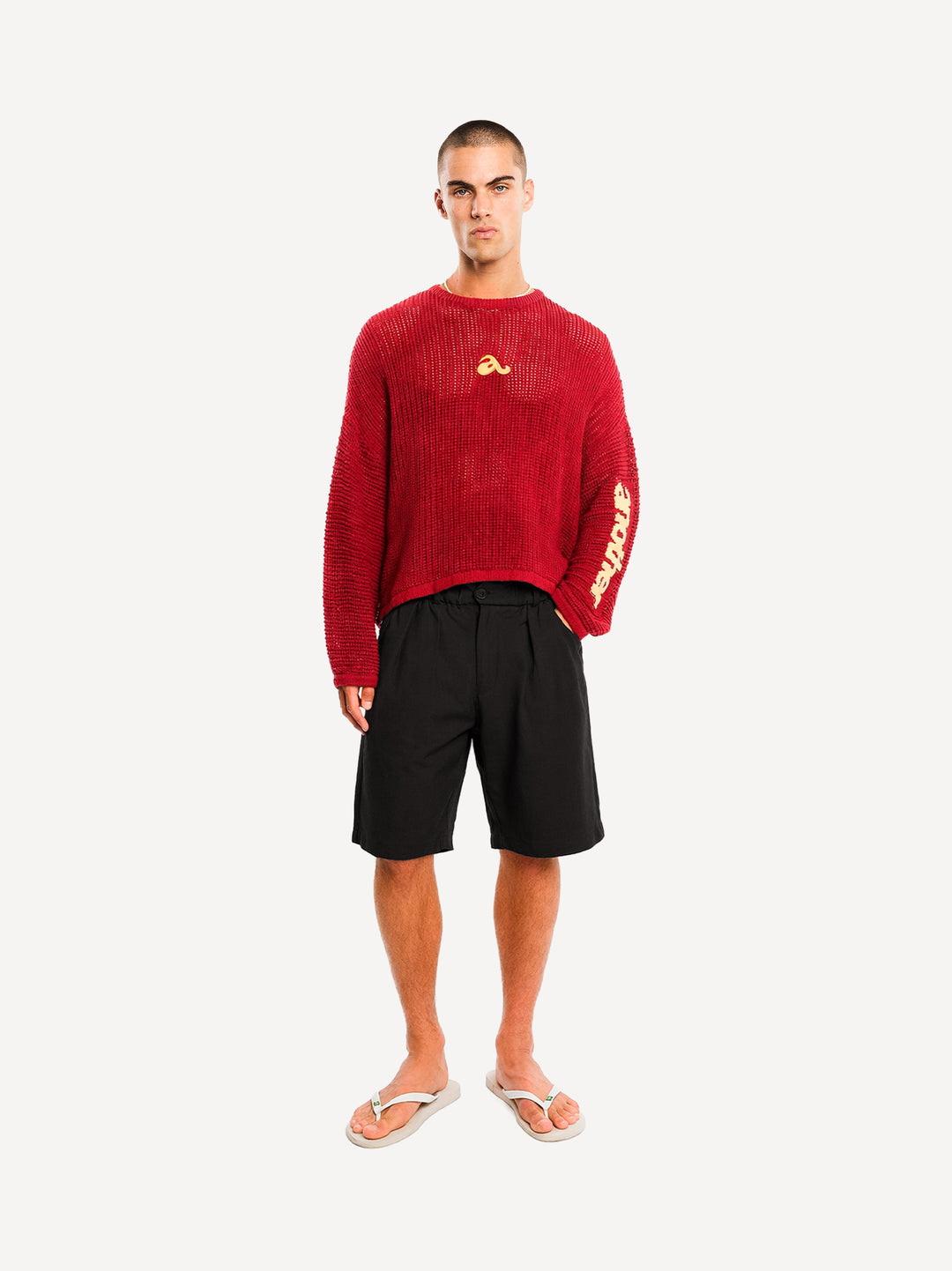 Ragazzi Pleated Shorts — Black