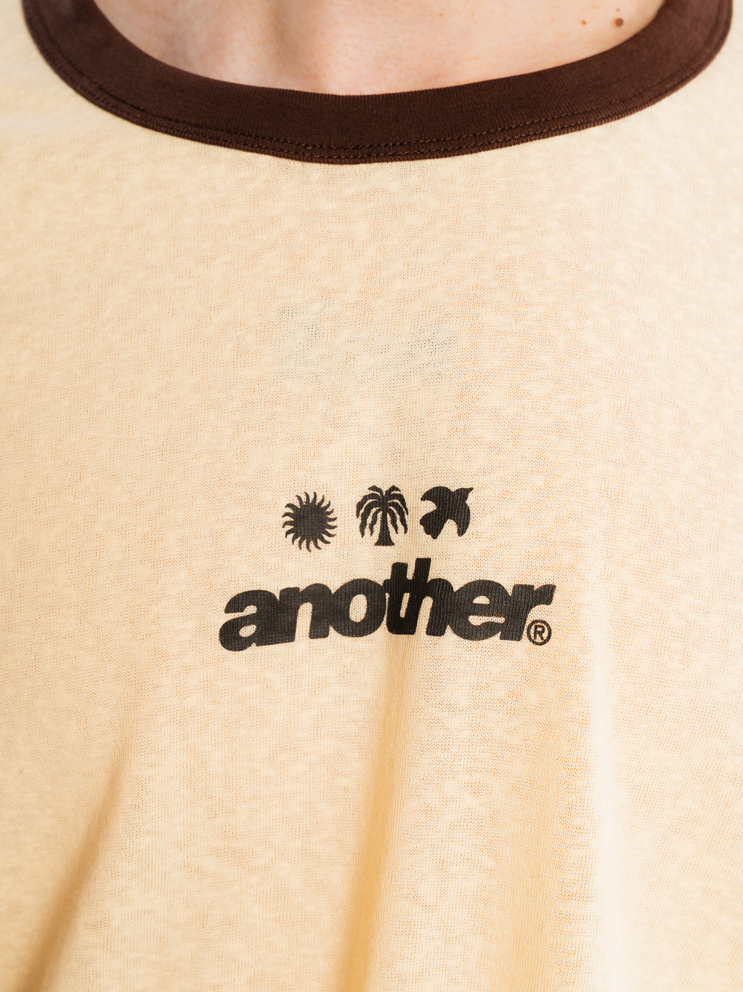 Rave & Athletic Dept. Ringer Longsleeve — Beige