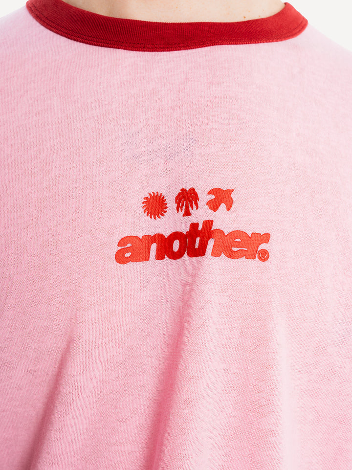 Rave & Athletic Dept. Ringer Longsleeve — Pink