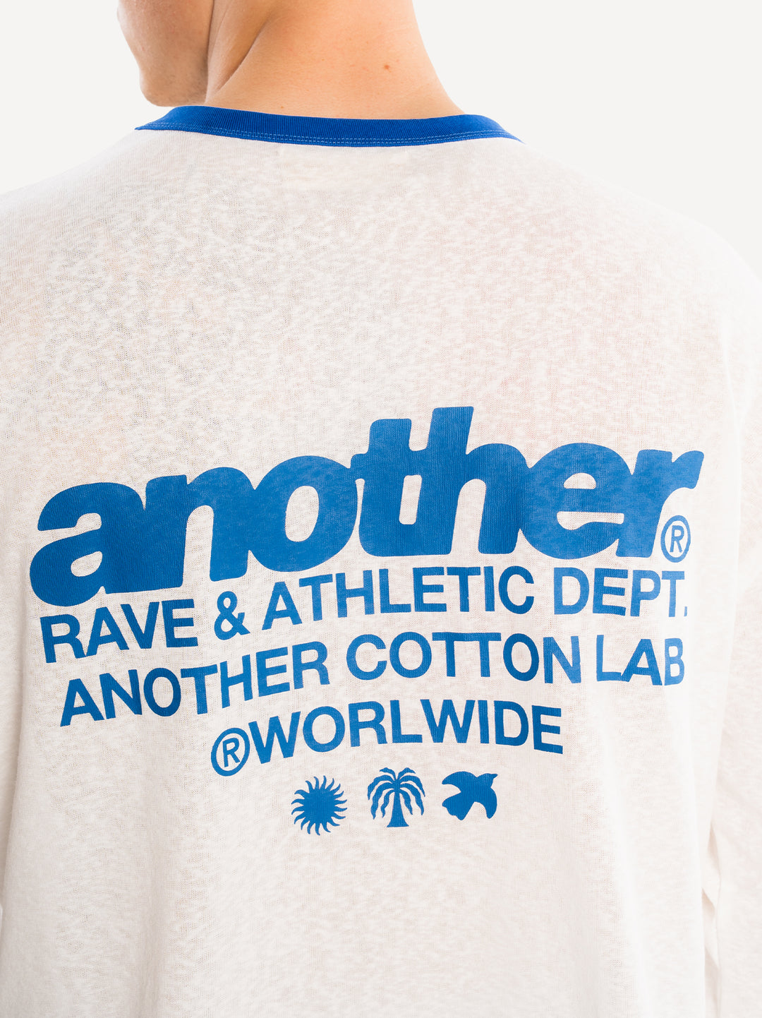 Rave & Athletic Dept. Ringer Longsleeve — White