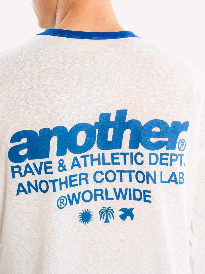 Rave & Athletic Dept. Ringer Longsleeve — White