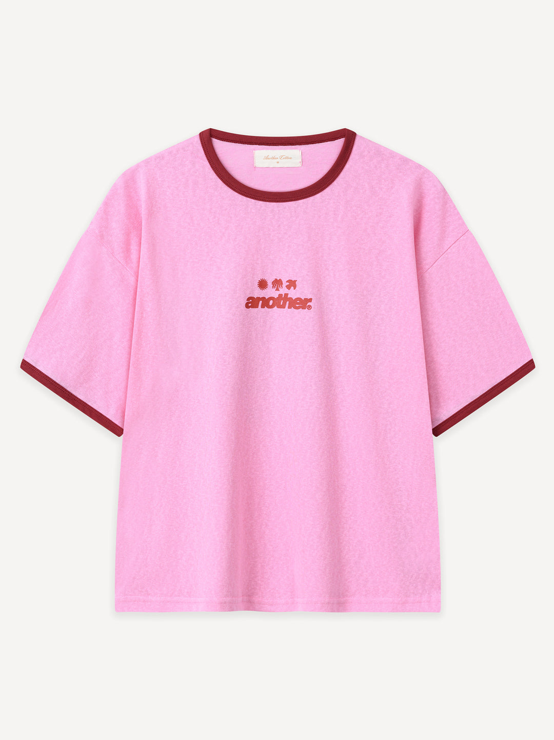 Rave & Athletic Dept. Ringer T-Shirt — Pink