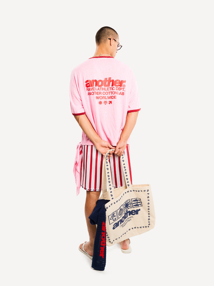 Rave & Athletic Dept. Ringer T-Shirt — Pink