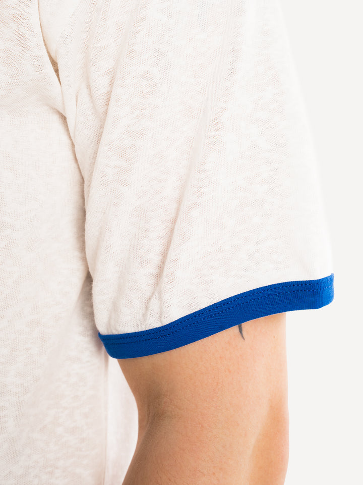 Rave & Athletic Dept. Ringer T-Shirt — Beige