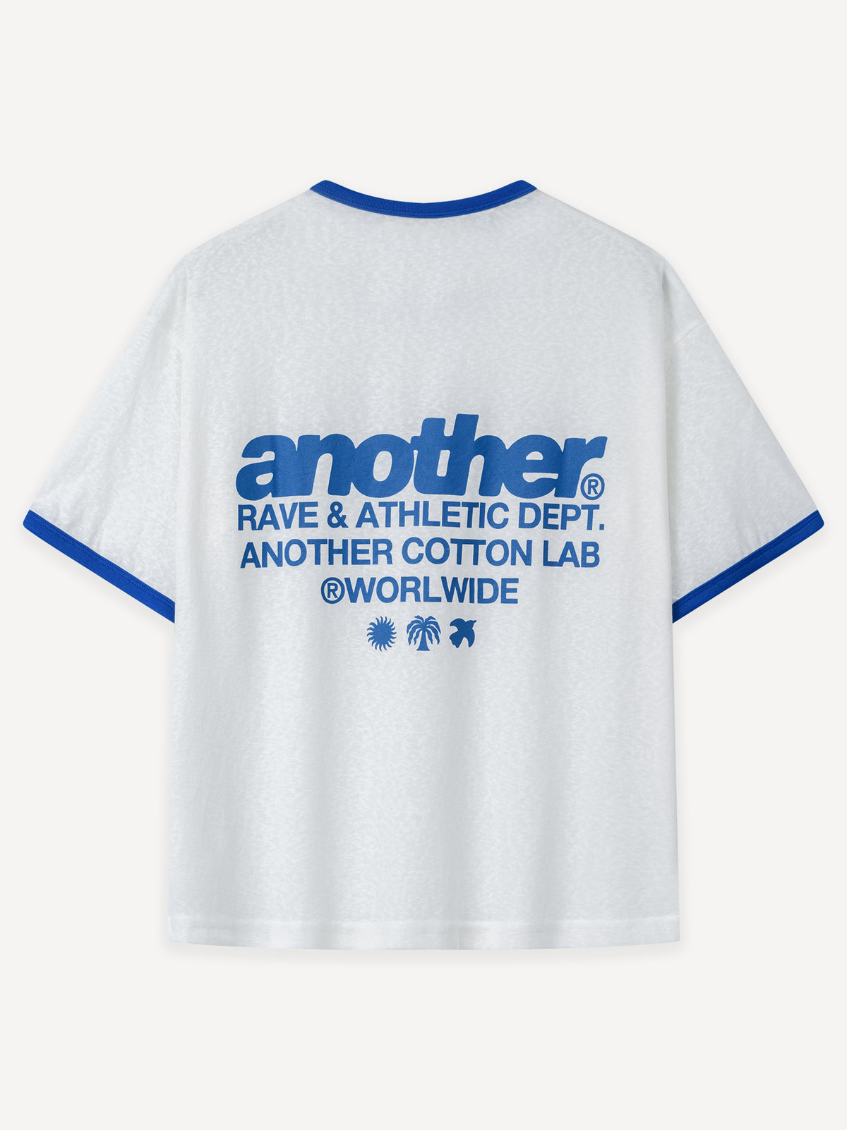 Rave & Athletic Dept. Ringer T-Shirt – White