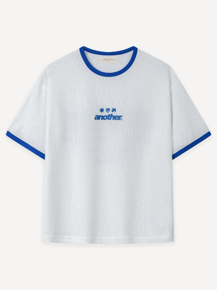 Rave & Athletic Dept. Ringer T-Shirt — White