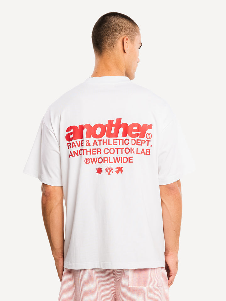 Rave & Athletic Dept. T-Shirt — White