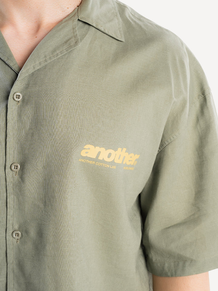 Rave & Athletic Dept. Linen Bowling Shirt — Detail 13