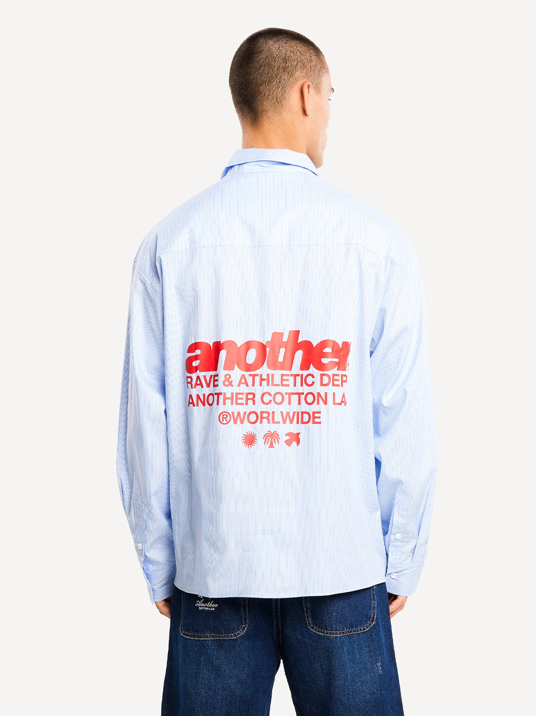 Rave Shirt — Blue Striped