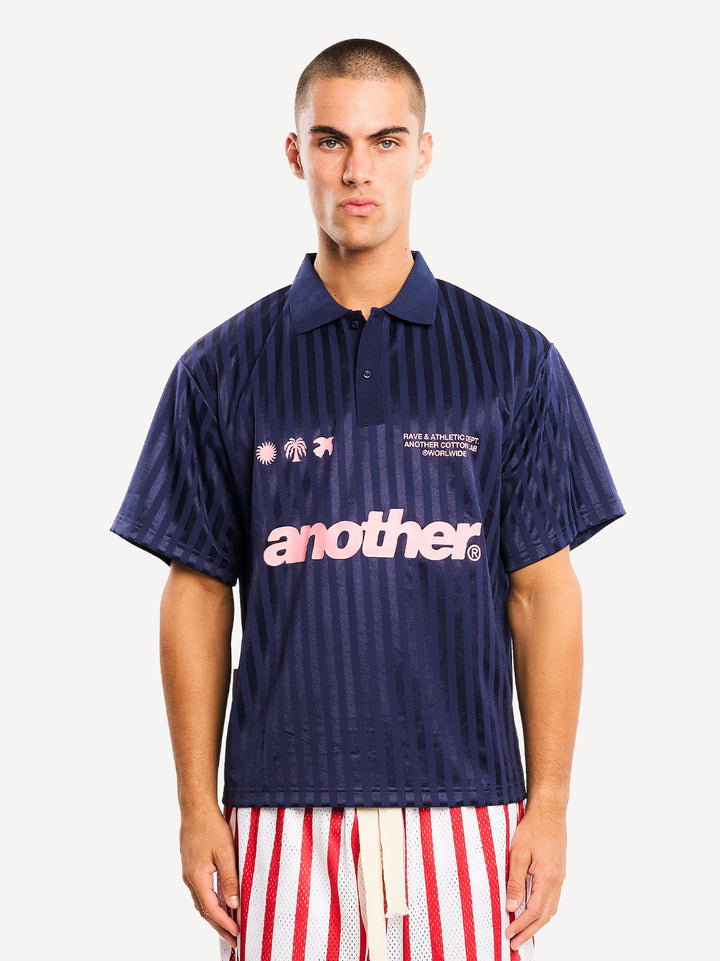 Rave & Athletic Dept. Soccer Jersey — Navy Blue