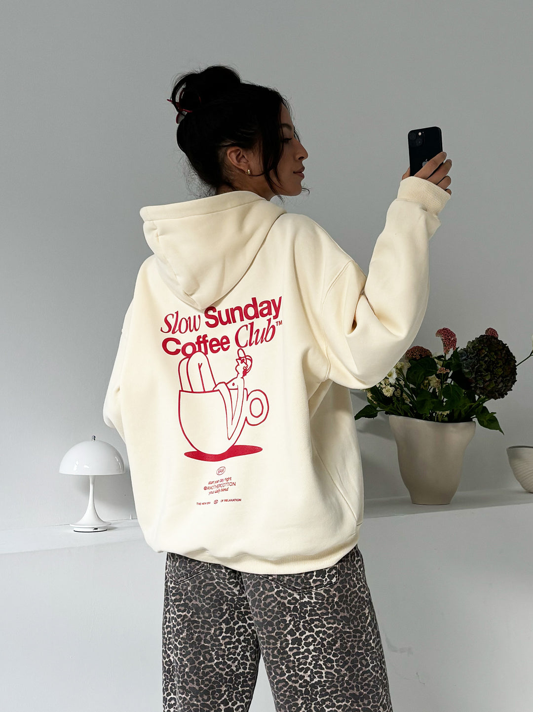 Slow Sunday Coffee Club Oversized Hoodie