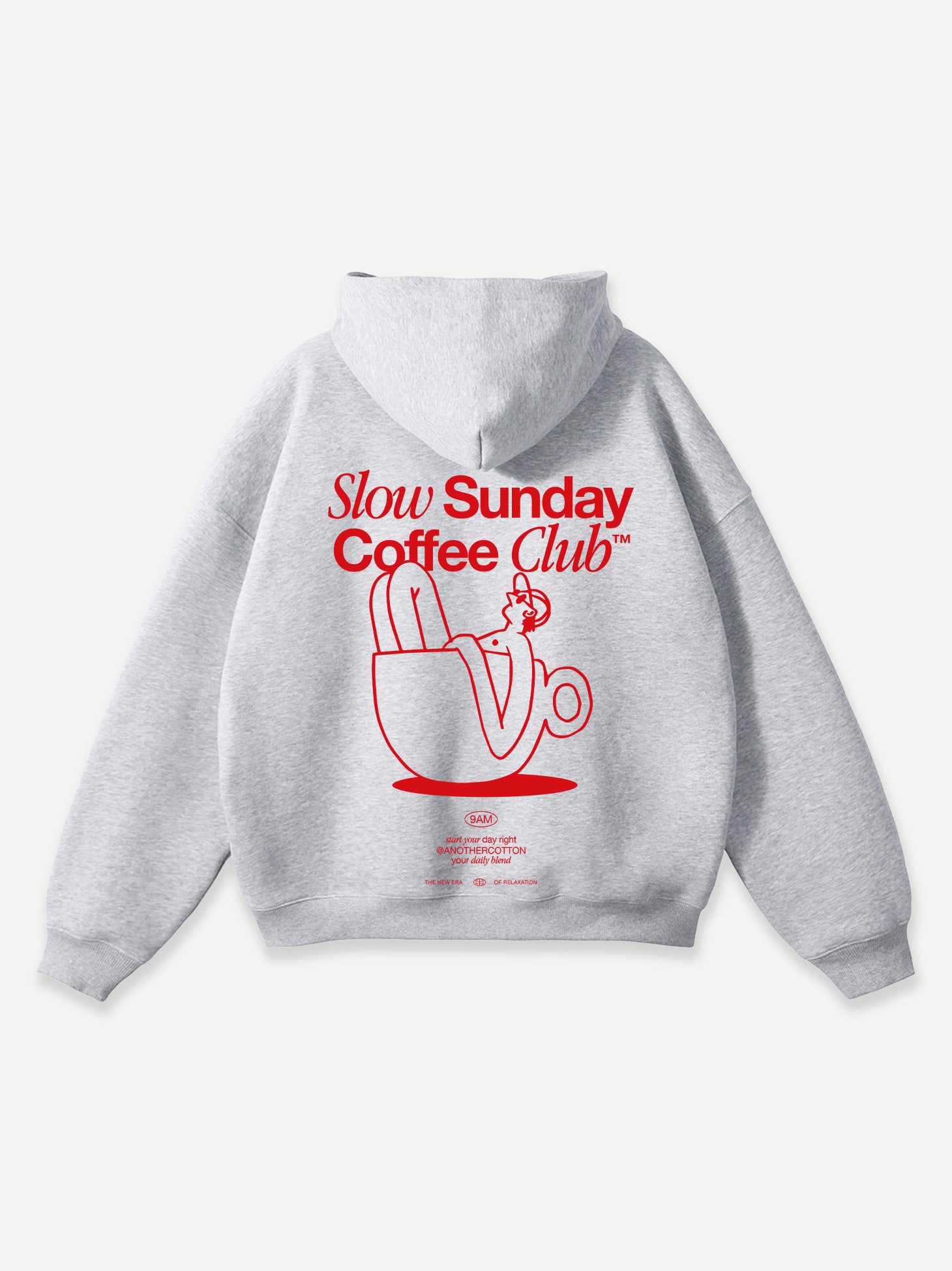 Slow Sunday Coffee Club Oversized Hoodie – AnotherCottonLab