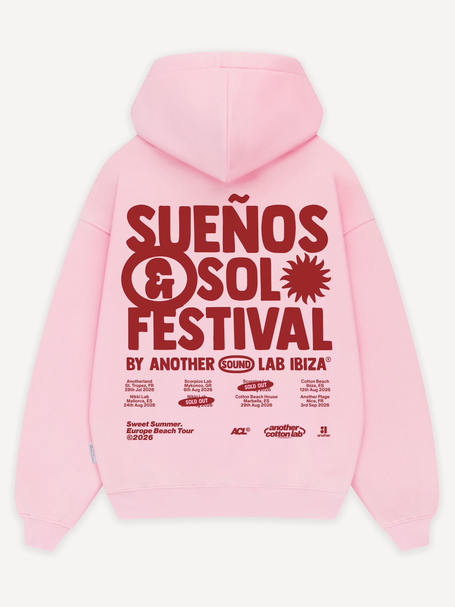 Suenos & Sol Festival Washed Hoodie — Another Cotton Lab