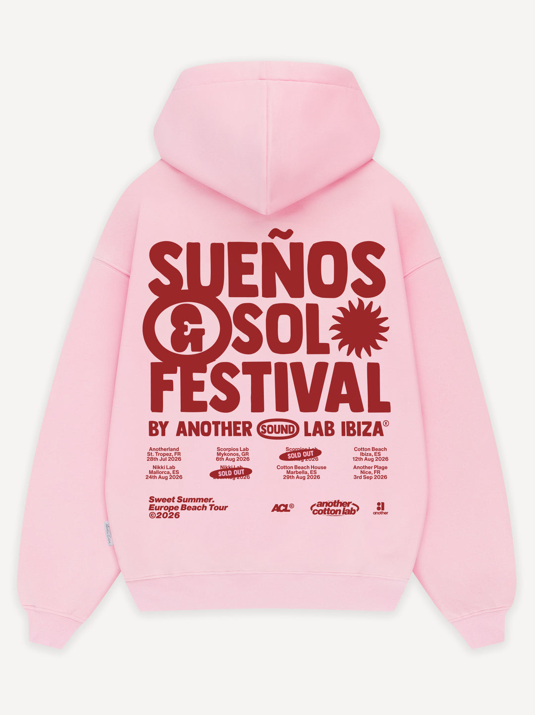 Suenos & Sol Festival Washed Hoodie