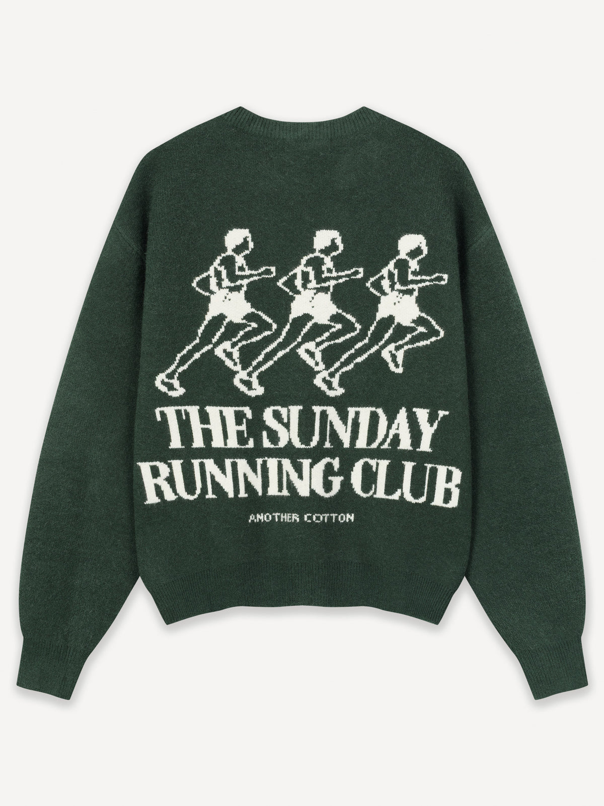 Sunday Running Knit Sweater – Bottle Green