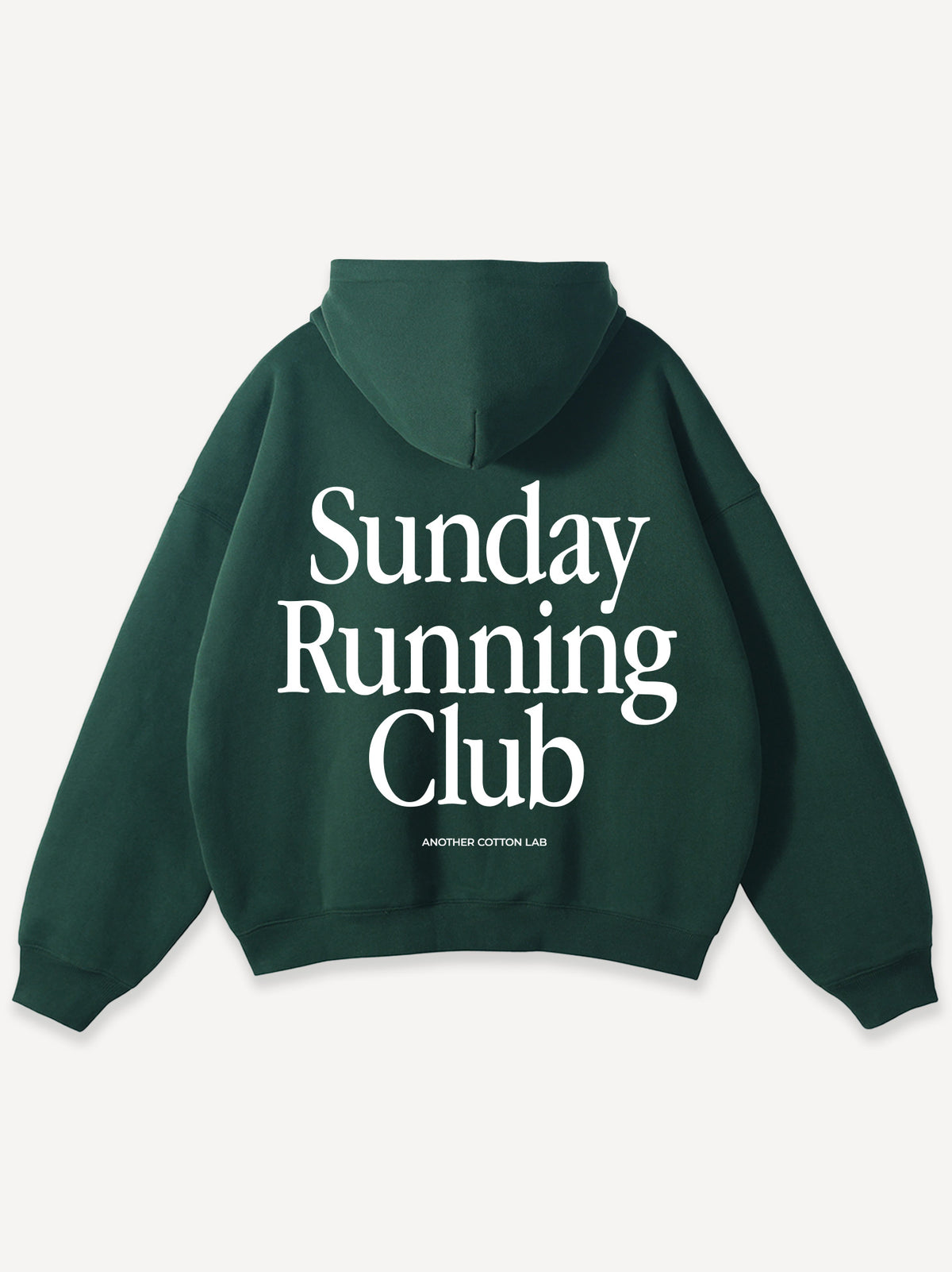 Sunday Running Club Oversized Hoodie – Bottle Green