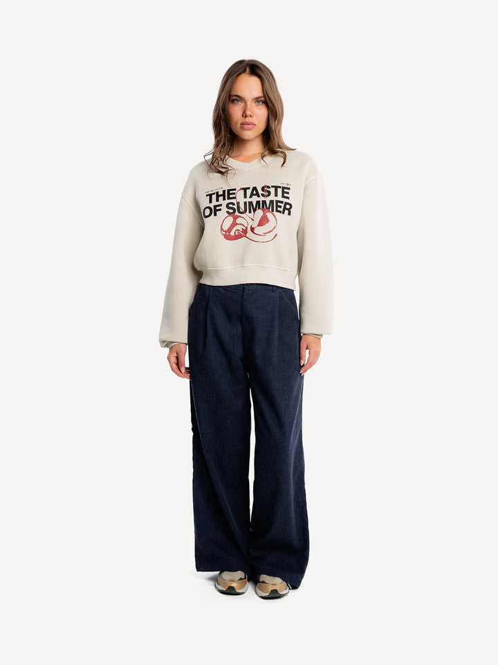 Taste of Summer Cropped Sweatshirt