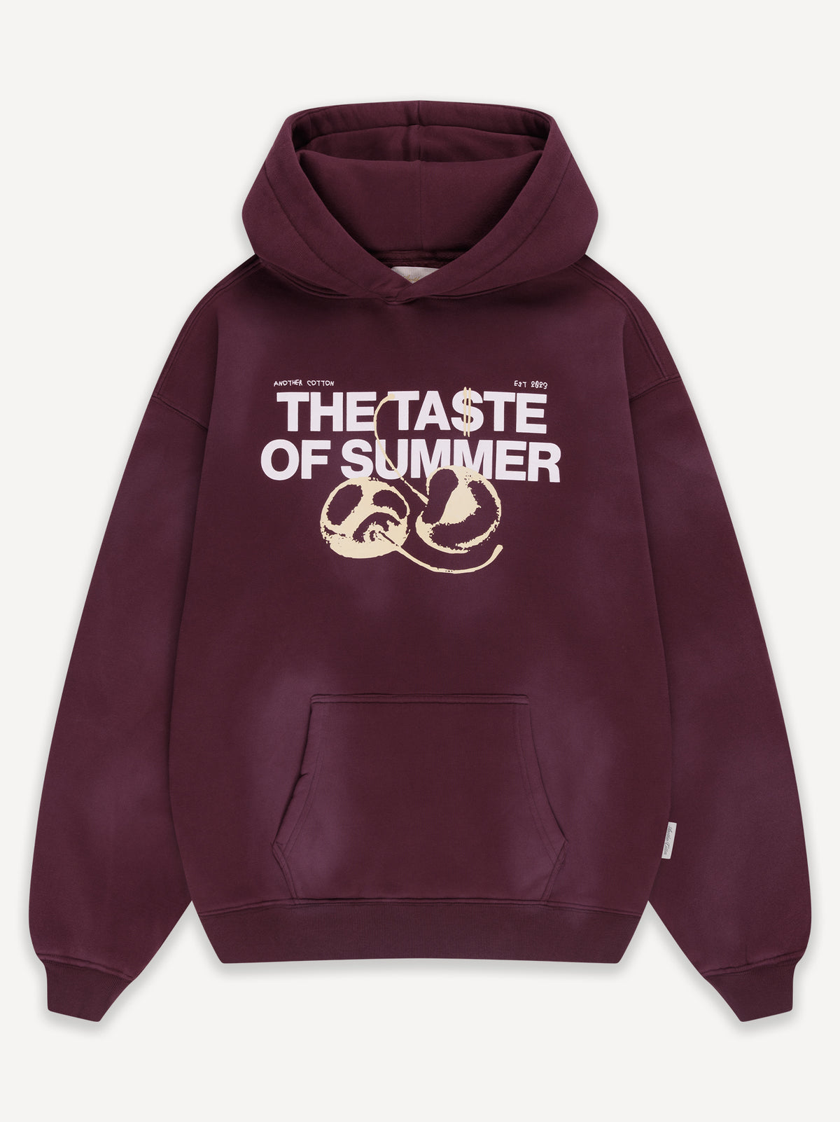 Taste of Summer Hoodie – Washed Burgundy