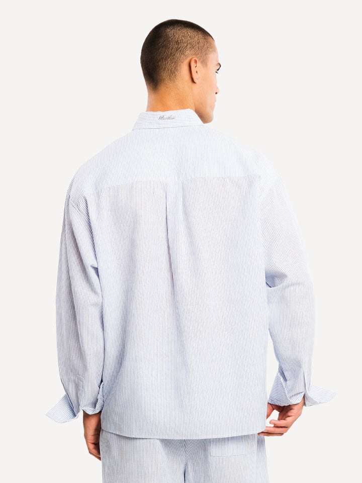 The Essential Summer Shirt — Blue Striped