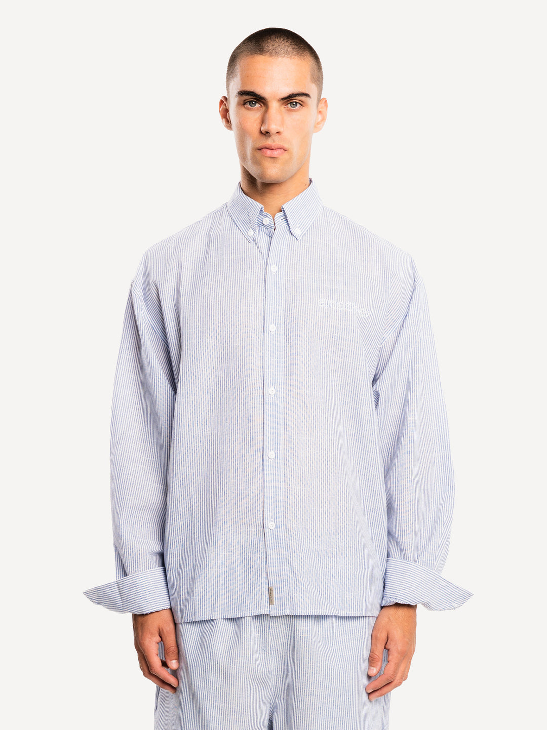 The Essential Summer Shirt — Blue Striped