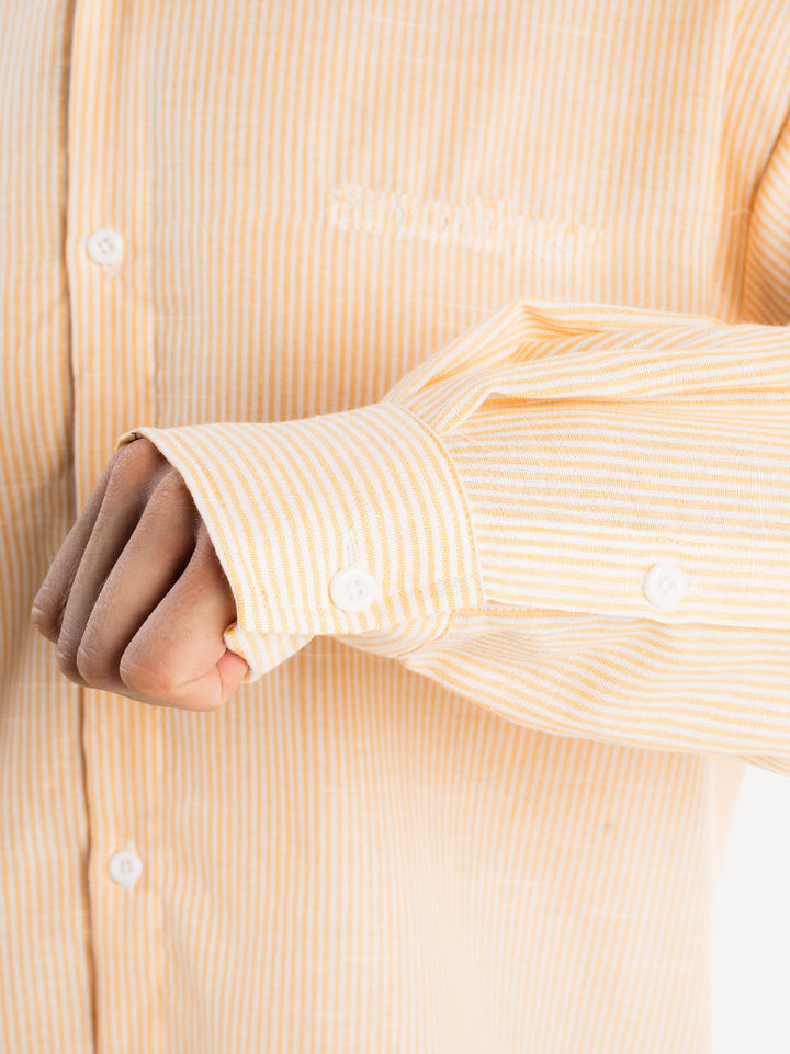 The Essential Summer Shirt — Butter Striped