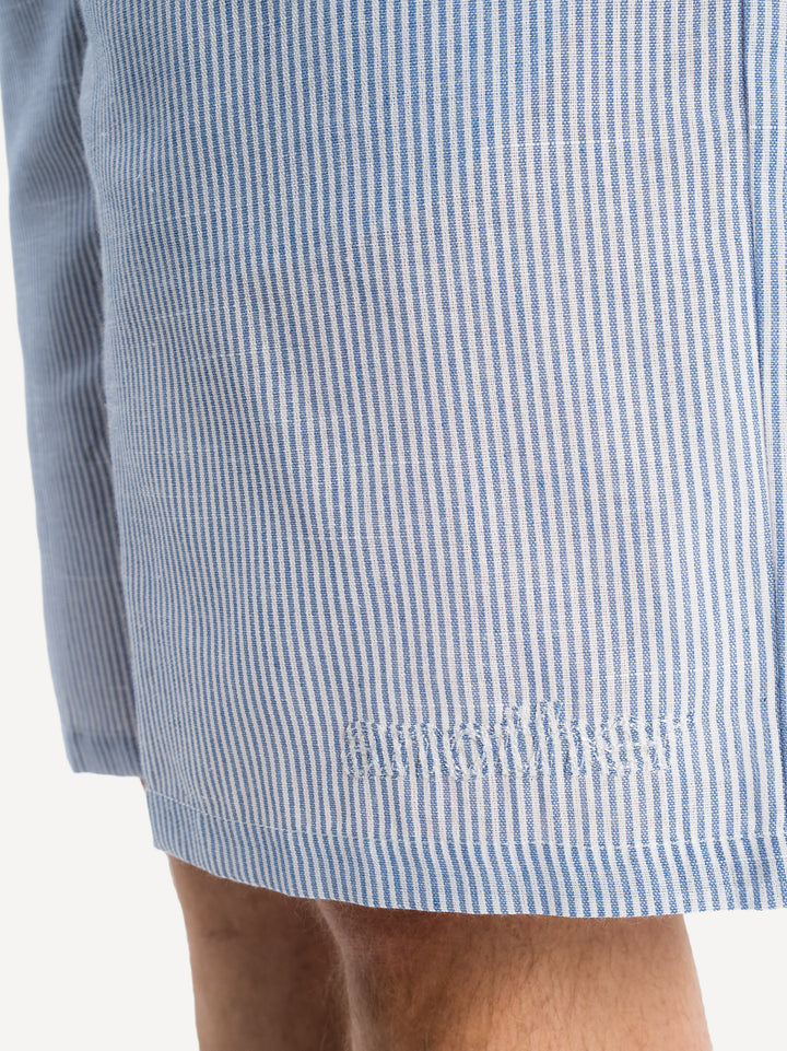 The Essential Summer Shorts — Blue Striped