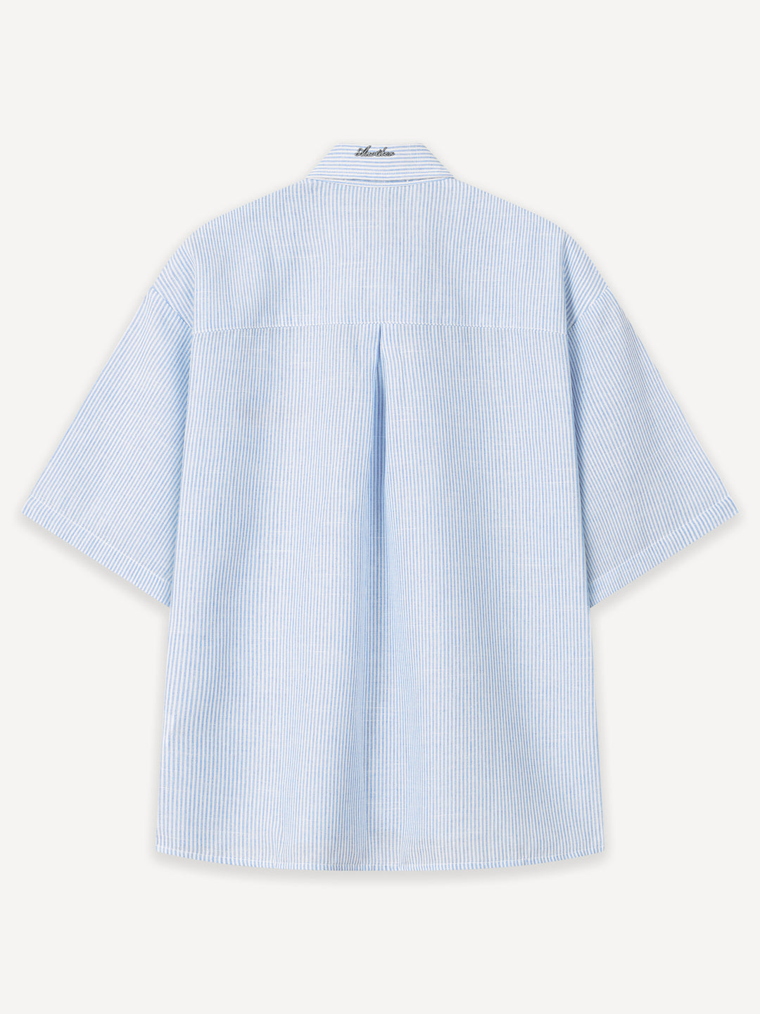 The Short Sleeve Shirt — Blue Striped