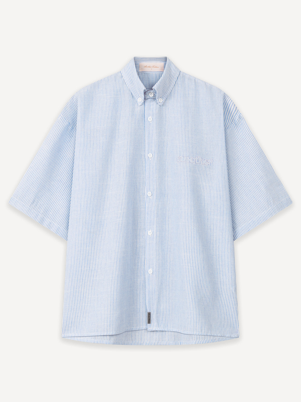 The Short Sleeve Shirt – Blue Striped