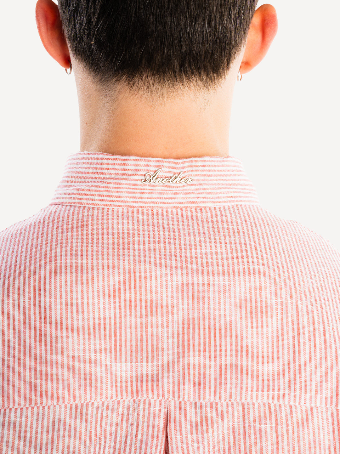 The Short Sleeve Shirt — Pink Striped
